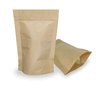 01 saco stand up pouch kraft fecho zip 11x16