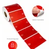 etiqueta lacre adesiva para sacos termicos vermelha 9x5cm com picote de seguranca 1